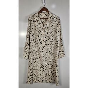 Handmade dress size L/XL no tags letter pattern harry potter vibes